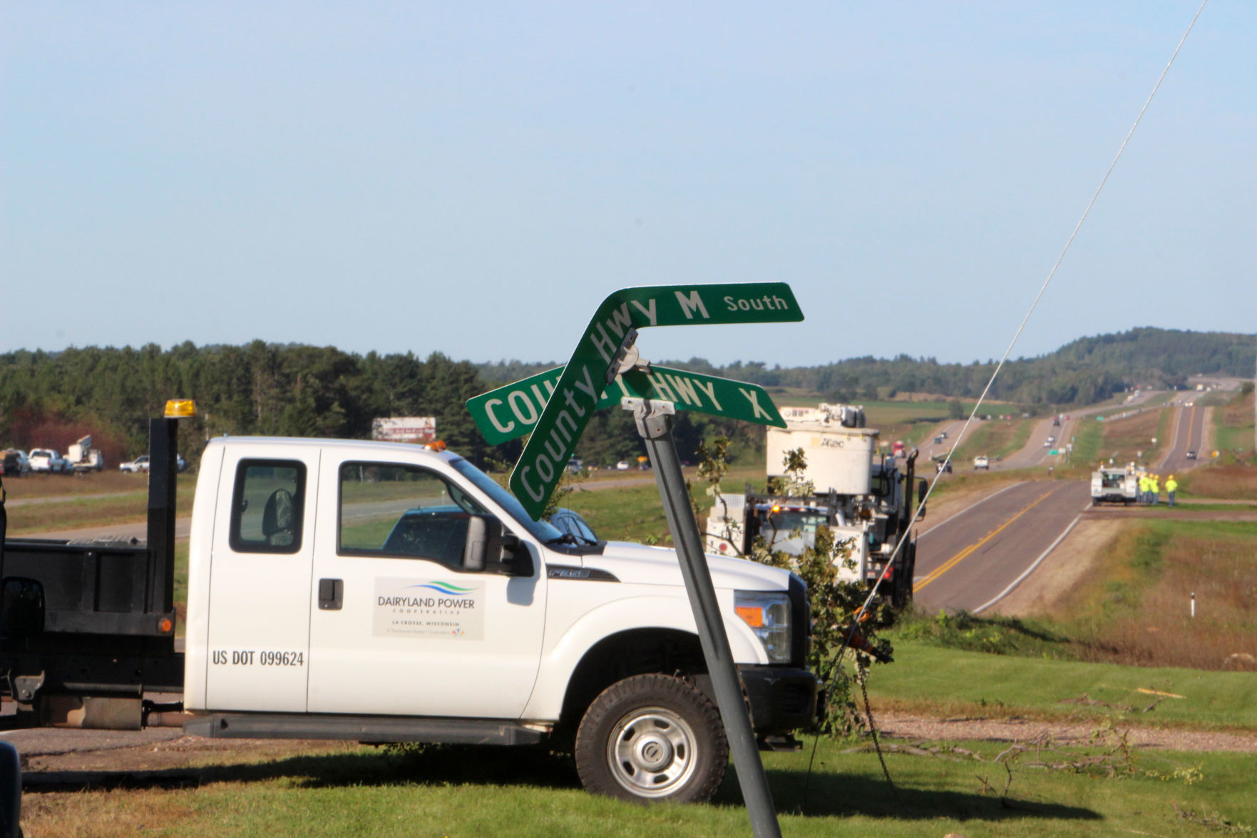 Tornado damage in near Wheaton/Elk Mound 9-25